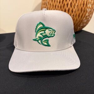 NEW Waggle Largemouth Snapback Hat Cap - Gray NWT!